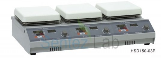 Mtops Dijital Çoklu Isıtıcılı Manyetik Karıştırıcı 150×150 mm 3 Pozisyon