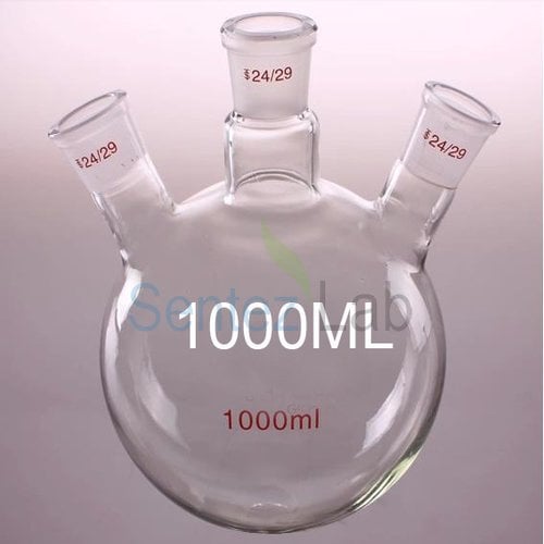 Borucam Üç Boyunlu Dibi Yuvarlak Balon  50 ml