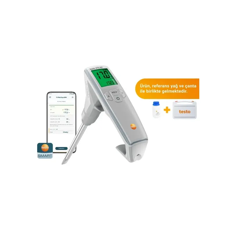 Testo 270 BT Akıllı Kızartma Yağı Kalite Ölçüm Cihazı