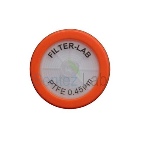 Filterlab PTFE Şırınga Filtre non sterile 0.45 um Ø 25 mm 100 Adet