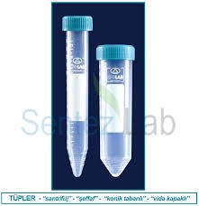 İSOLAB 078.02.003 tüp - santrfüj - P.P - vidalı kapaklı - 50 ml (50 adet)