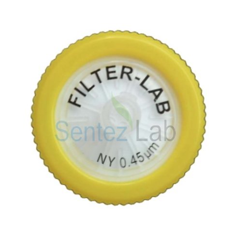 Filterlab Naylon Şırınga Filtre non sterile 0.45 um Ø 30 mm 100 Adet