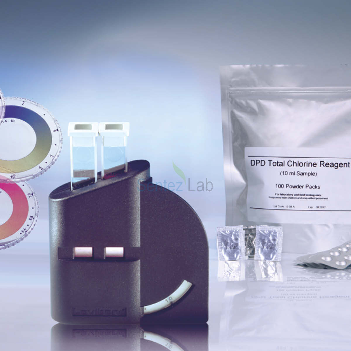 Lovibond 147026 Checkit Cl-pH Comparator  CHECKIT komparatör 2'si 1 arada klor DPD/pH
