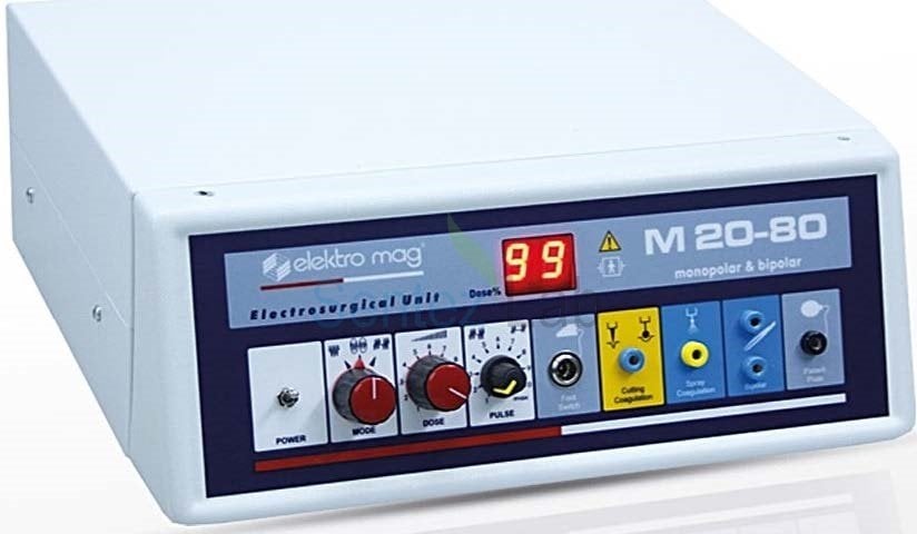 Elektromag M 20-80 Koter Cihazı Radyo Frekans ( RF) Dokunmatik dijital gösterge, monopolar / bi-polar, 120 Watt