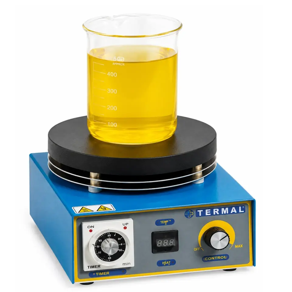 Termal N11150M Isıtıcılı Manyetik Karıştırıcı / 3 L / 0...1600 d/dak / ortam +10...400°C / analog termostat / Ø160 mm alüminyum plaka / 1 manyetik balık