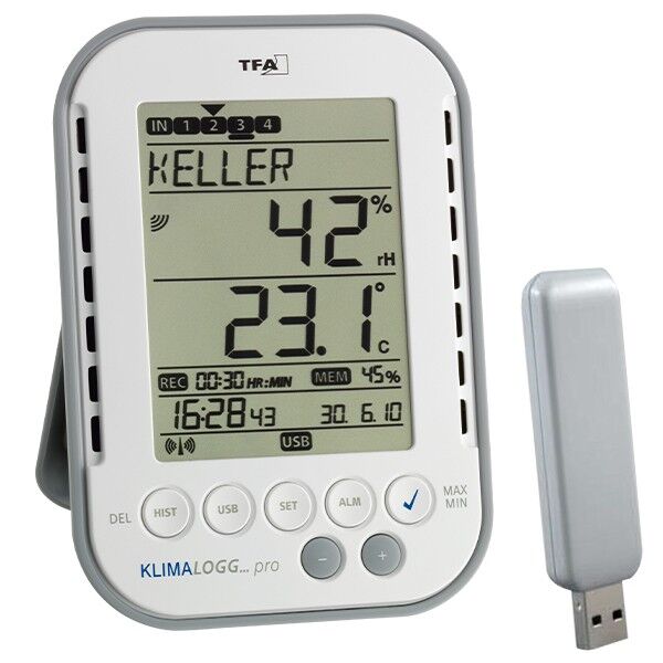 TFA 30.3039 KlimaLogg Pro Sıcaklık ve Nem Kayıt Cihazı