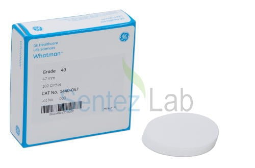 Whatman 1440-125 | Grade 40 Quantitative Filter Paper Ø125 mm Beyaz 100 adet/paket - ( Metilen Deney testi )