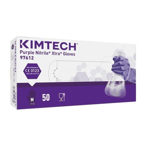 KIMTECH Science* Nitril eldivenler yeşil 24cm pudrasız 250'li paket M