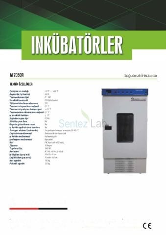 Elektromag M7050 R Soğutmalı İnkübatör 282 Litre