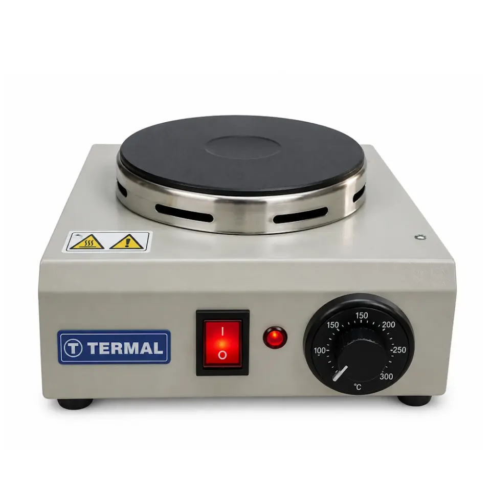 Termal N11150C Isıtıcı Plaka / Hot Plate / 50...320°C / analog termostat / Ø150 mm alüminyum ısıtıcı plaka