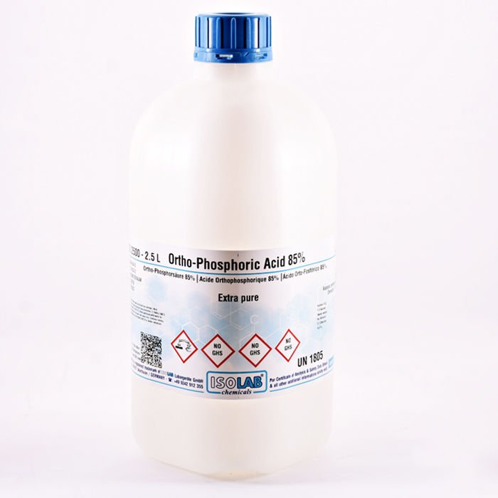ISOLAB ORTHO PHOSPHORIC ACID  ≥ 85%, EXTRA PURE CAS 7664-38-2 2500 ML