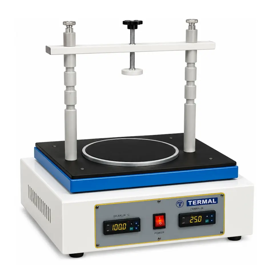 Termal N11340E Elek Sallama Cihazı / sağ-sol doğrusal hareket / 40...200 rpm / 1...99,59 saat dijital zamanlayıcı / Ø200 mm elek / 5 elek + 1 toplama kabı kapasitesi