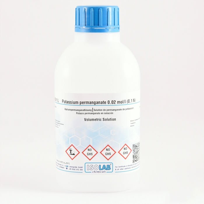 ISOLAB POTASSIUM PERMANGANATE 0,02 MOL/L (0,1 N) - 1000 ML