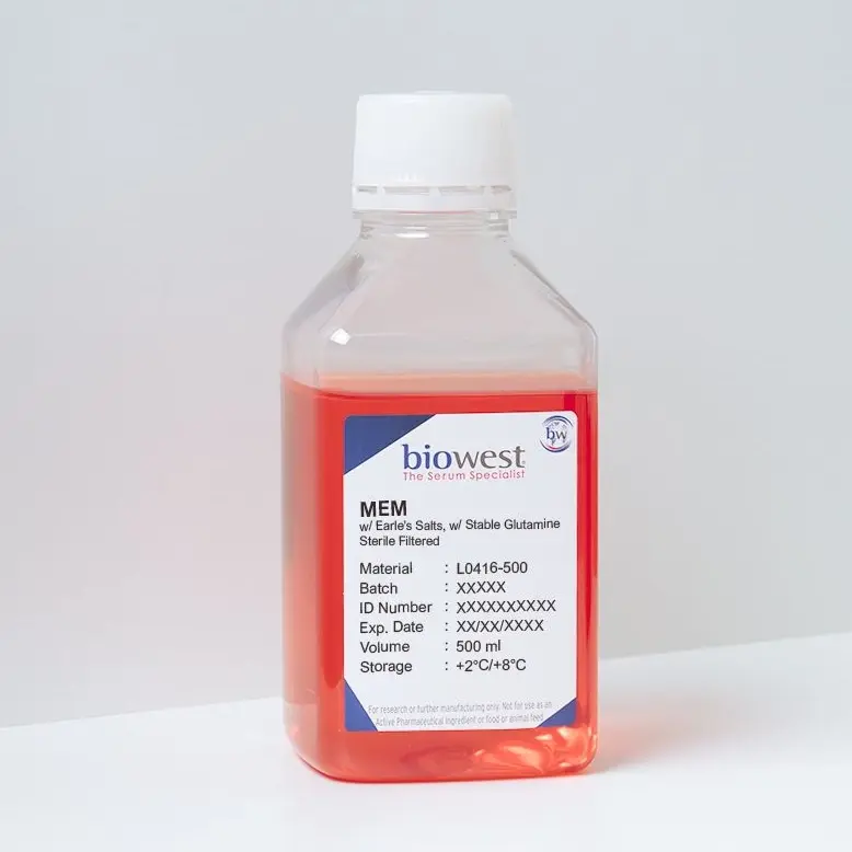 Biowest MEM w/ Earle's Salts w/ stable Glutamine - 500ml