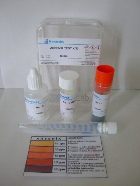 Norateks Arsenik Test Kiti  ( 0,1 – 0,5 – 1 – 1,5 – 3 )