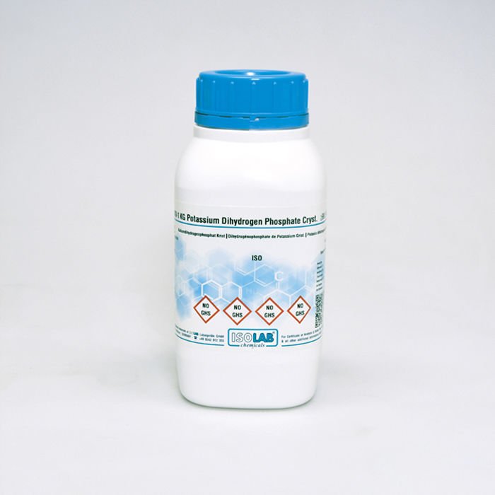 ISOLAB POTASSIUM DIHYDROGEN PHOSPHATE ≥ 99.5%, CRYST. FOR ANALYSIS ISO CAS 7778-77-0 5000 GR