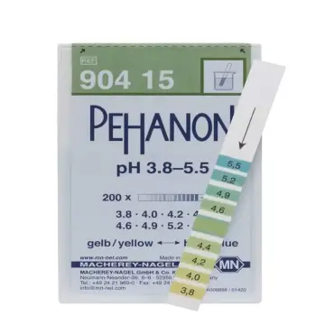 ISOLAB 101.04.003 pehanon - 3.8 - 5.5 pH test kağıdı - 200 adet