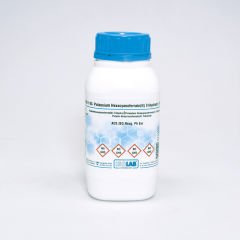 ISOLAB POTASSIUM HEXACYANOFERRATE(II) TRIHYDRATE ≥ 99%, FOR ANALYSIS ACS,ISO,REAG. PH EUR CAS 14459-95-1 1000 GR