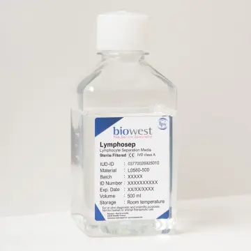 Biowest Lymphosep, Lymphocyte Separation Media (Histopaque 1077) - 100ml