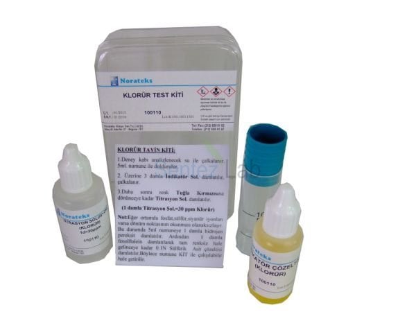 Norateks Klorür Test Kiti 1damla=30ppm (mg/lt)
