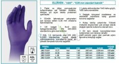 ISOLAB Eldiven - Nitril - Standart Kalınlık - Büyük Boy - 100 Ad/Kutu