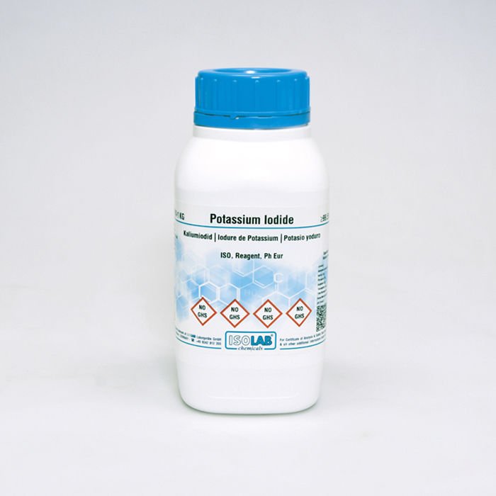 ISOLAB POTASSIUM IODIDE ≥ 99.8%, FOR ANALYSIS ISO,REAG. PH EUR CAS 7681-11-0 1000 GR
