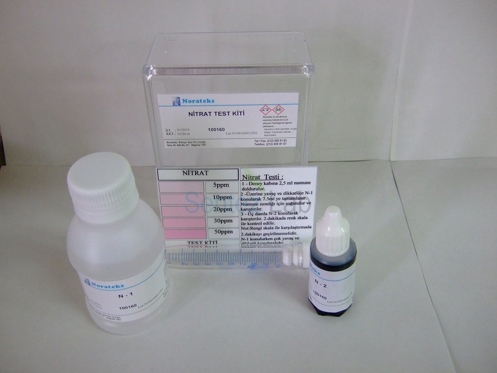 Norateks Nitrat Test Kiti 5-10-20-30-50 ppm (mg/lt)