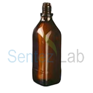 Dispenser Şişesi Cam Kaplamasız Amber 1000 ml