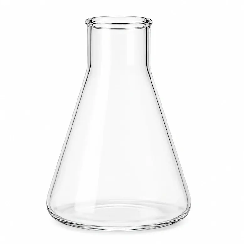 Isotherm Cam Erlen 100 ml - Geniş Boyun Erlenmeyer