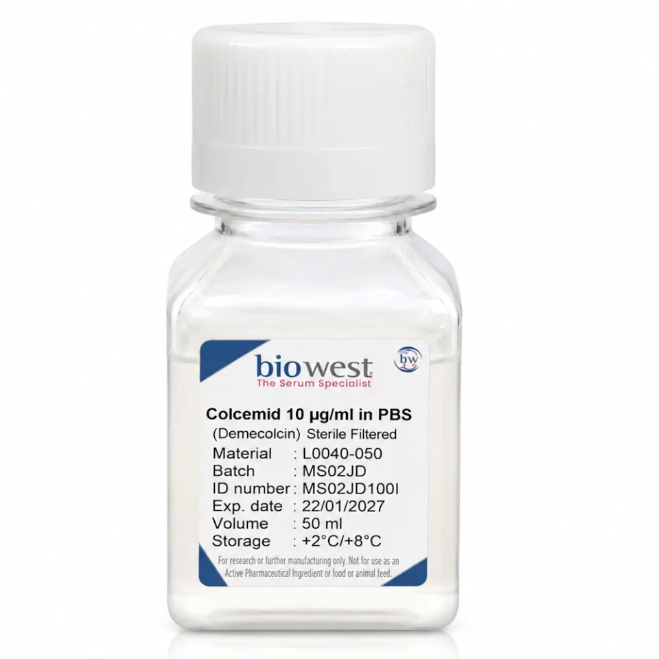 Biowest Colcemid 10 µg/ml in PBS (Demecolcin) - 50ml