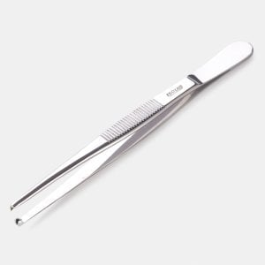 İSOLAB 048.02.160 pens - genel kullanım - küt uçlu/düz - tırtıklı - 160 mm