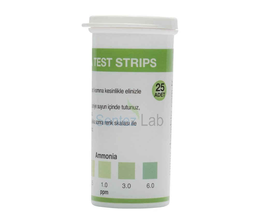 Ammonia Test Strips 0 - 6 ppm