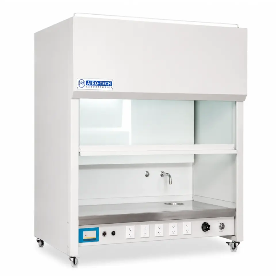 Termal N90T Çeker Ocak / laboratuvar tezgah üstü / 900×800×1750 mm / 1060 m³/h PP kanal tipi fan / 6 mm temperli giyotin cam / gaz-su nozulları / 3 priz / 316L çalışma zemini