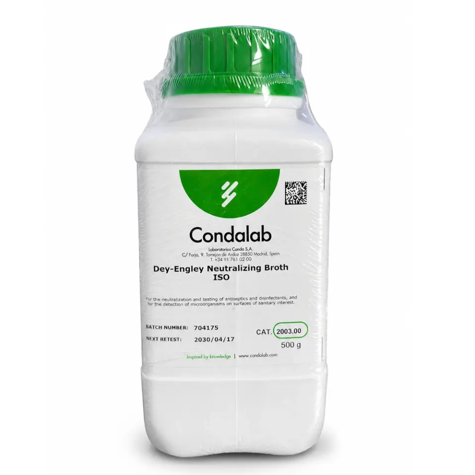 Condalab 2003 Dey-Engley Neutralizing Broth (Polysorbate 80 + Lecithin) 500 grams
