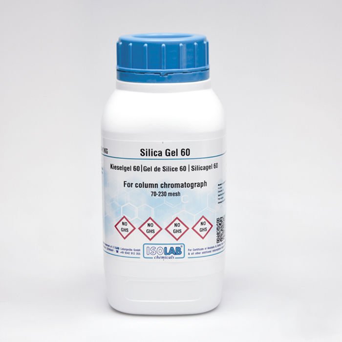 ISOLAB SILICA GEL 60, FOR COLUMN CHROMATGRAPHY ,70-230 MESH CAS 112926-00-8 1 KG