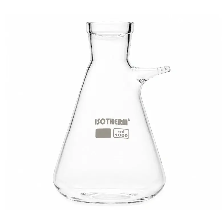 Isotherm Nuçe Erleni 250 ml – Vakumlu Cam Laboratuvar Erlenmayer