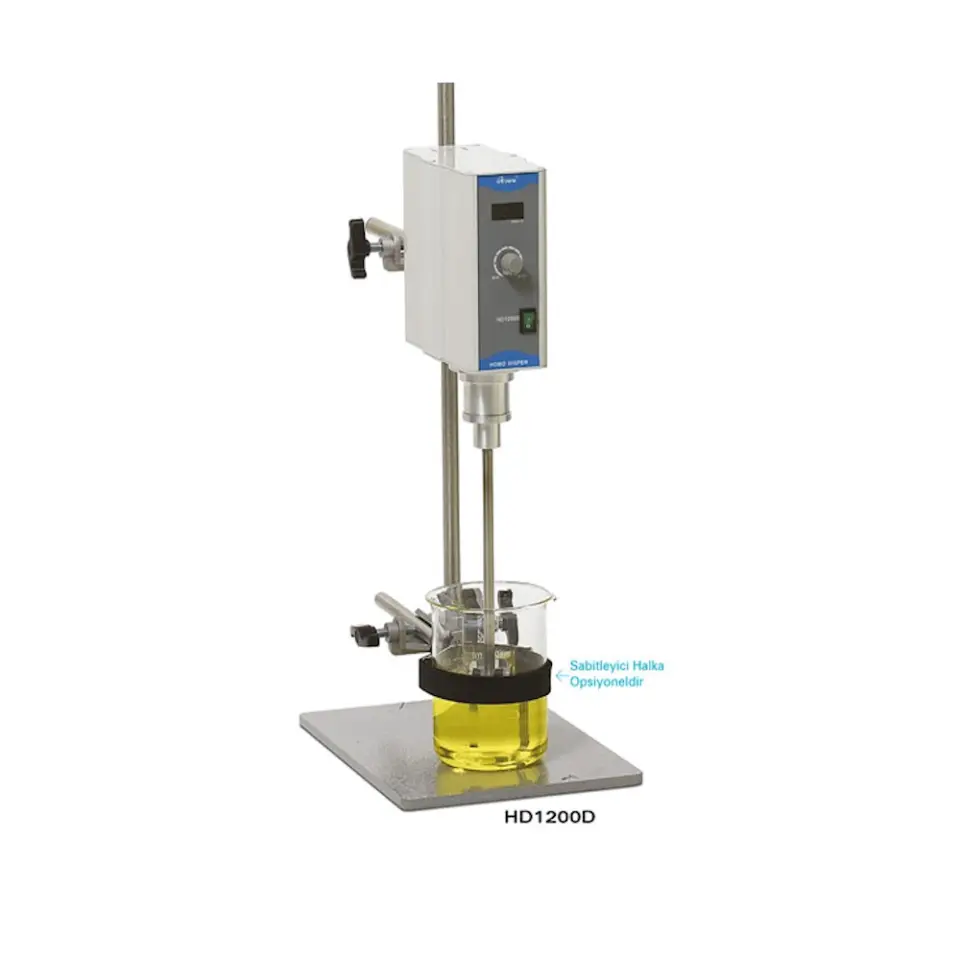 MTOPS HD1200D Homo Mixer 500...5000 mL Karıştırma Kapasitesi / 1000...12000 rpm