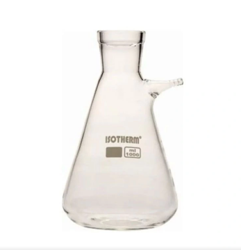 Isotherm Nuçe Erleni 500 ml – Vakumlu Cam Laboratuvar Erlenmayer