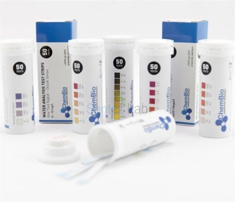 Water Hardness Test Strips - TEKLİ 0-25 German Hardness