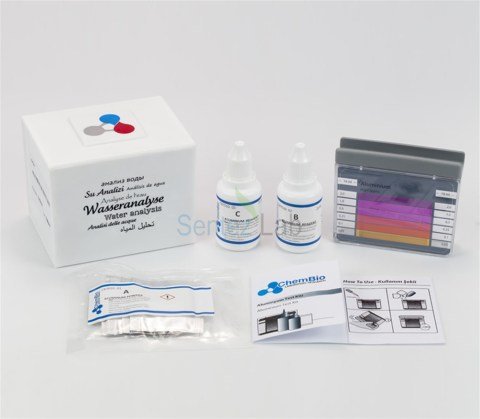 Aluminium Test Kit 0,05 - 0,1 - 0,25 - 0,5 - 1,0 - 2,0  ppm
