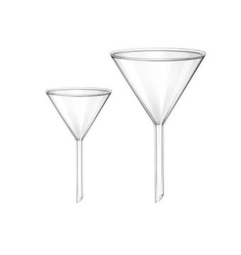 Isotherm Cam Huni Kısa Saplı 100 mm – Laboratuvar Hunisi