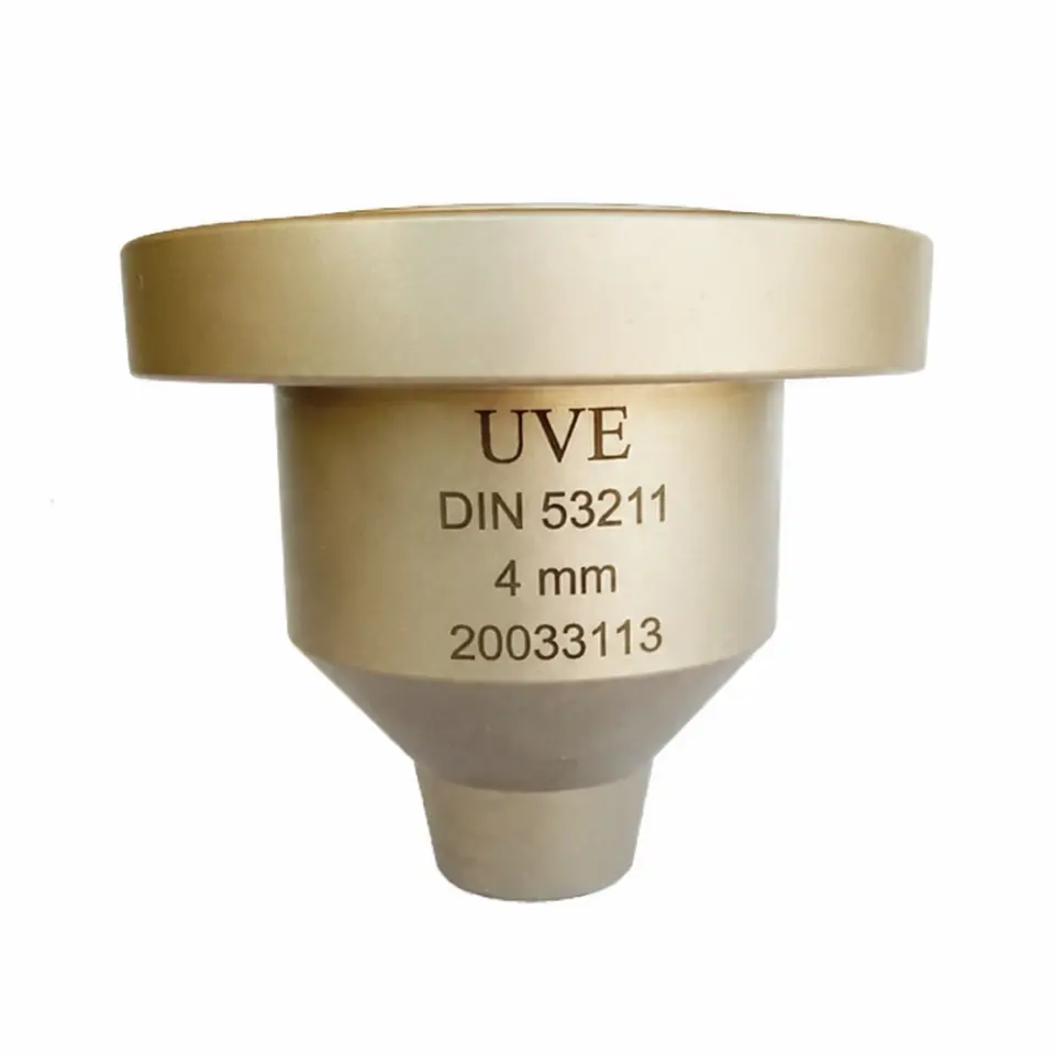 Viskozite Akış Kabı DIN 53211 DIN Cup 4 Akış Kabı - (4mm & 112-685 cSt)