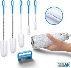 ISOLAB 071.02.S01  Laboratuvar için Fırça Set 6 Adet Fırça -  Paket