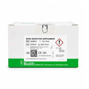 Biolife Italiana BCSA Selective supplement  10 vials (1x500 mL M)