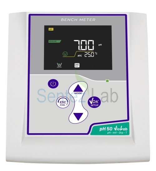 XS pH 50 VIOLAB Dijital elektrot XS 201 T DHS ile komple, entegre sıcaklık sensörlü