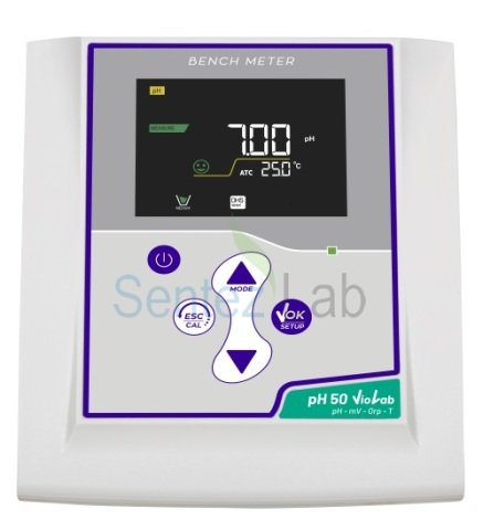 XS pH 50 VIOLAB Dijital elektrot XS 201 T DHS ile komple, entegre sıcaklık sensörlü