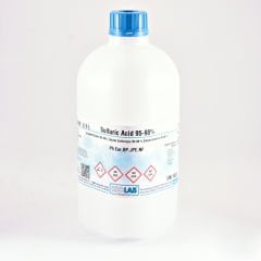 ISOLAB SULFURIC ACID 95-98 %  Ph Eur, BP, JPE, NF CAS 7664-93-9  2.5 L