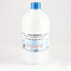 ISOLAB SULFURIC ACID 95-97% FOR DETERMINATION OF HG, ACS REAGENT, REAG. ISO, REAG. PH. EUR. CAS 7664-93-9 2500 ML