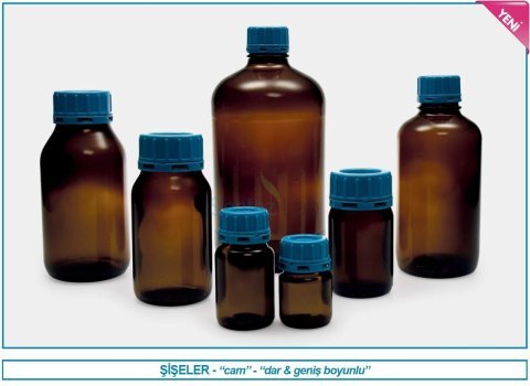İSOLAB 061.46.902 şişe - cam - sıvı maddeler için - 2500 ml