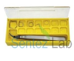 Kalibrasyon Kütlesi E2 1mg - 500mg Set 12 Adet - Paslanmaz Çelik E2 Etalon